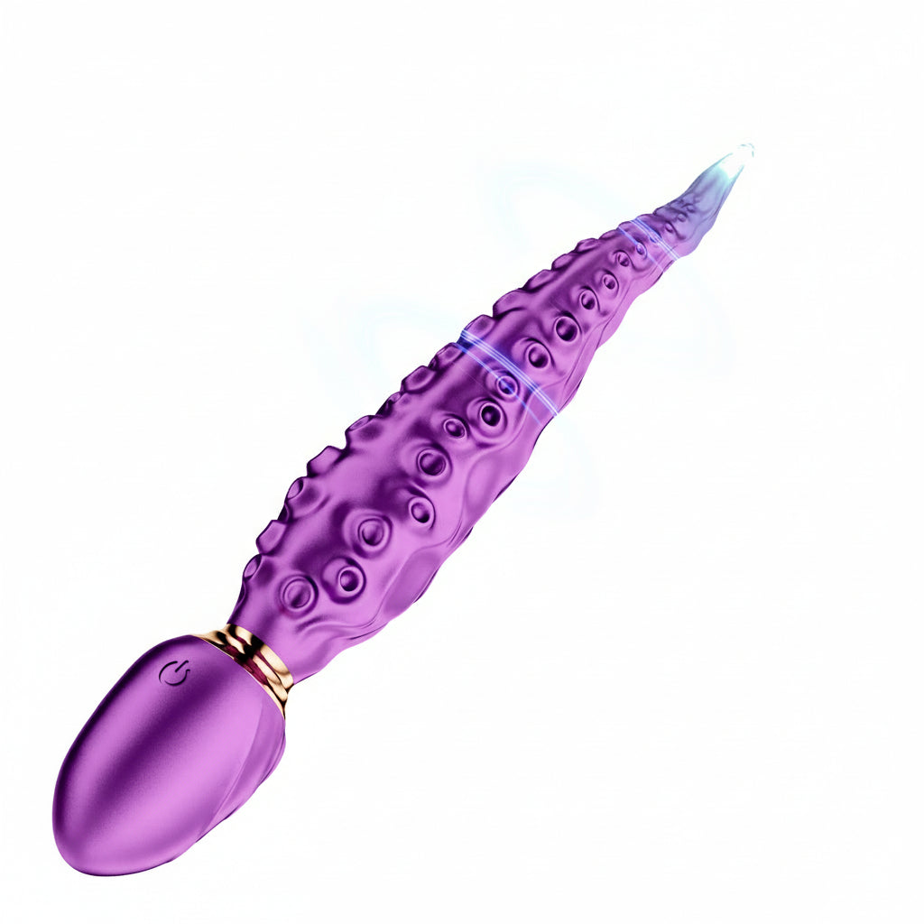 Waterproof Abyss Tentacle vibrator with oceanic fantasy design for deep layered pleasure