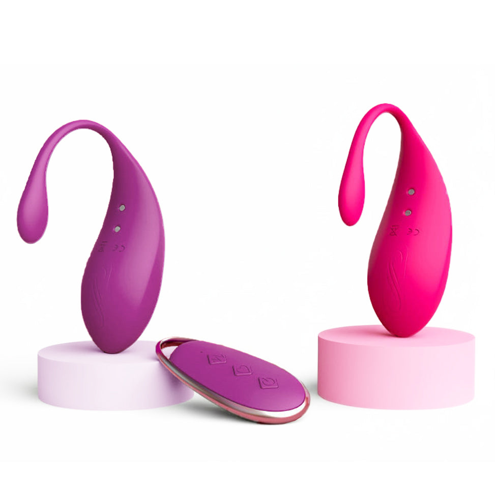 TadiTail - Remote control egg vibrator with flexible tadpole-inspired tail